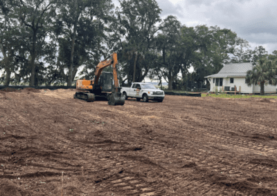 Landscape work carried by carribeans